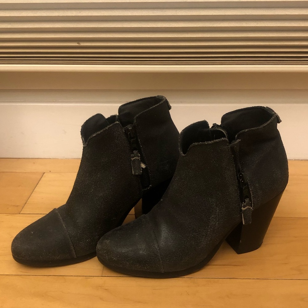 Rag and Bone Margot Booties in beaten black